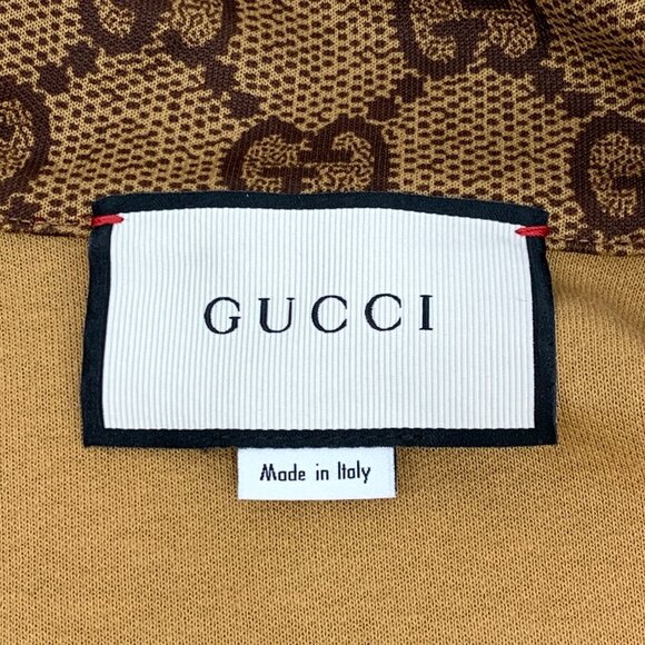 IM0229 Gucci color-blocking striped logo jacquard full print stand collar zipper - Picture 5 of 8